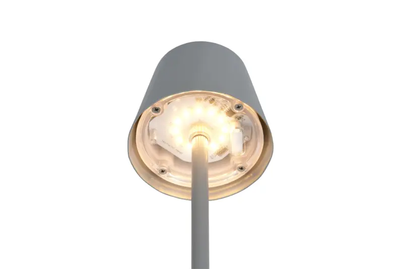 Επαναφορτιζόμενο Πορτατίφ Γκρι DIAZ 1.6W 160lm CCT 2700-6500K Dimmable IP44 Reality – R55961177