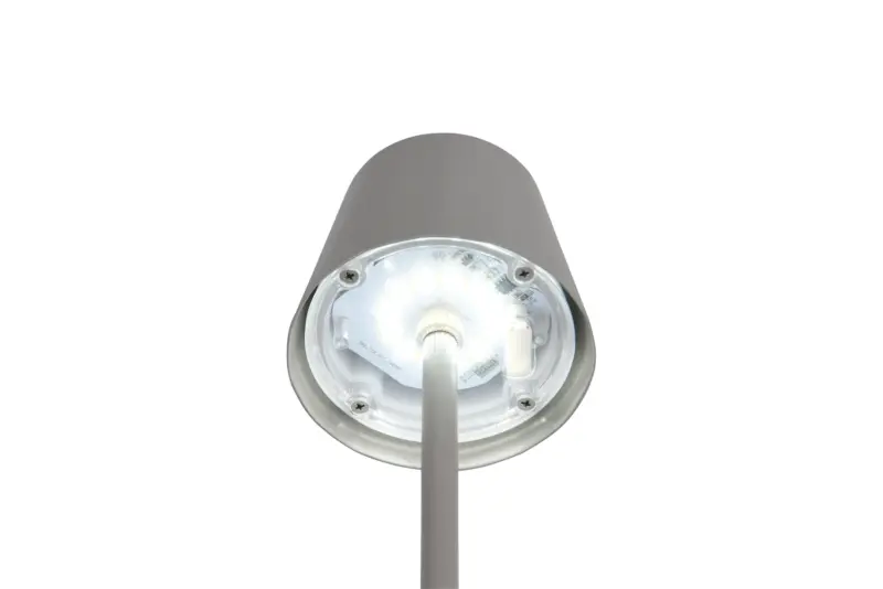 Επαναφορτιζόμενο Πορτατίφ Γκρι DIAZ 1.6W 160lm CCT 2700-6500K Dimmable IP44 Reality – R55961177