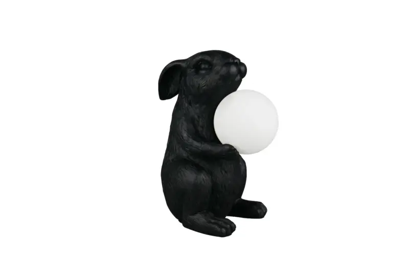 Φωτιστικό Τραπεζιού Σχέδιο Λαγός Reality RABBIT Μαύρο 1xG9 – R56511002