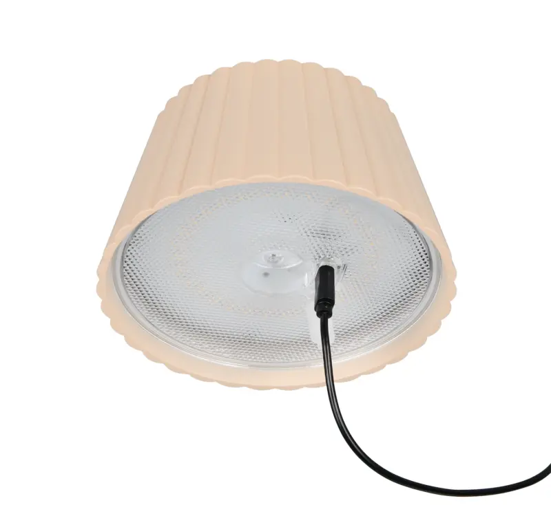Επαναφορτιζόμενο Πορτατίφ Μπεζ Suarez 1.5W 200lm 3000Κ Dimmable IP44 με Ασύρματη Βάση Φόρτισης Reality – R57706166