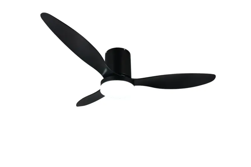 Ανεμιστήρας Οροφής Reality GöTEBORG R64202132 Μαύρο Ματ με LED Φως CCT 2500lm & Τηλεχειριστήριο