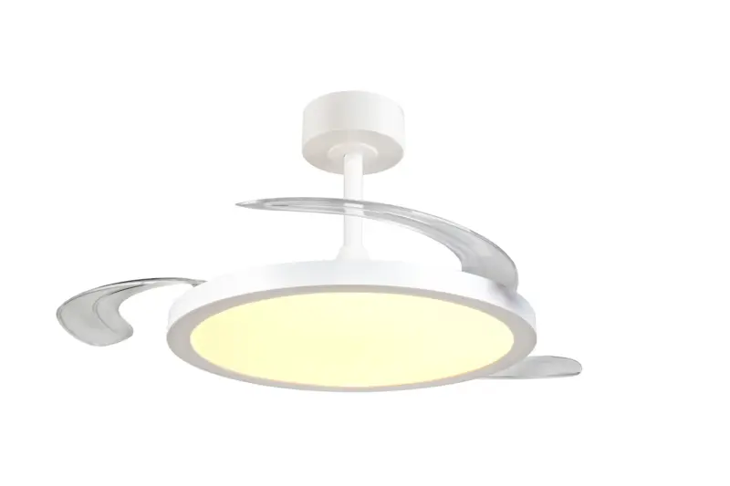 Reality Φωτιστικό LED 34W 3700lm CCT Dimmable Ανεμιστήρας Οροφής Λευκός με Τηλεχειριστήριο – R64452131