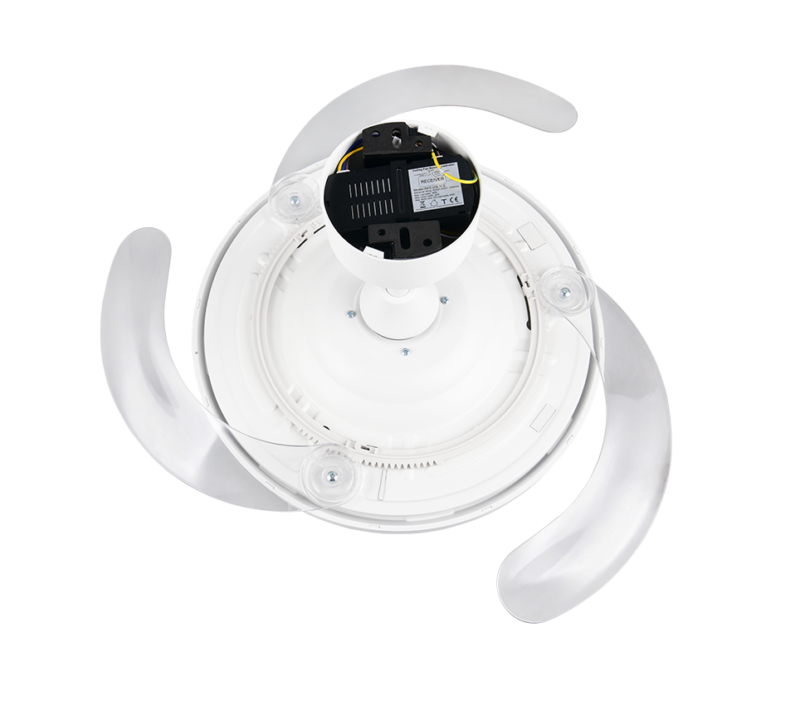 Reality Φωτιστικό LED 34W 3700lm CCT Dimmable Ανεμιστήρας Οροφής Λευκός με Τηλεχειριστήριο – R64452131