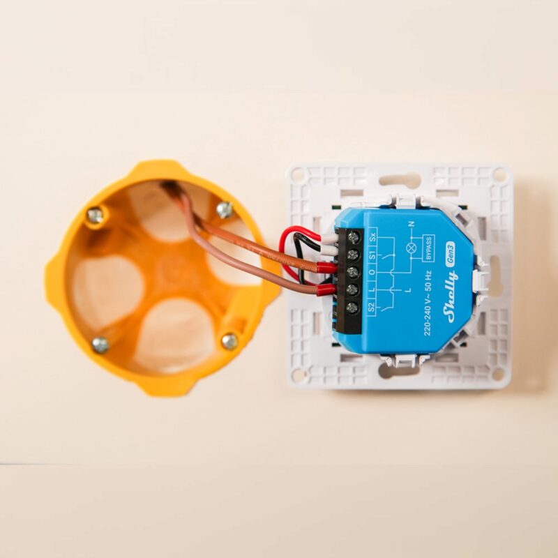 Shelly 1L Gen3 |  Smart Wi‑Fi Διακόπτης Χωρίς Ουδέτερο – EAN 3800235261637