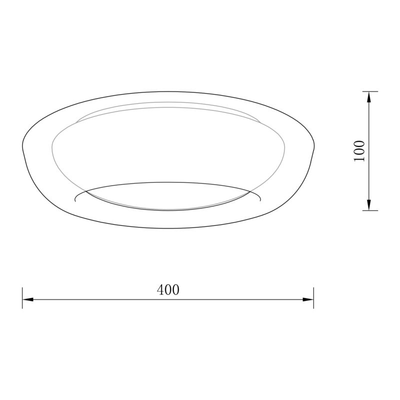 Sun Light ΦΩΤΙΣΤΙΚΟ ΟΡΟΦΗΣ LED – ΠΛΑΦΟΝΙΕΡΑ SEREN-400