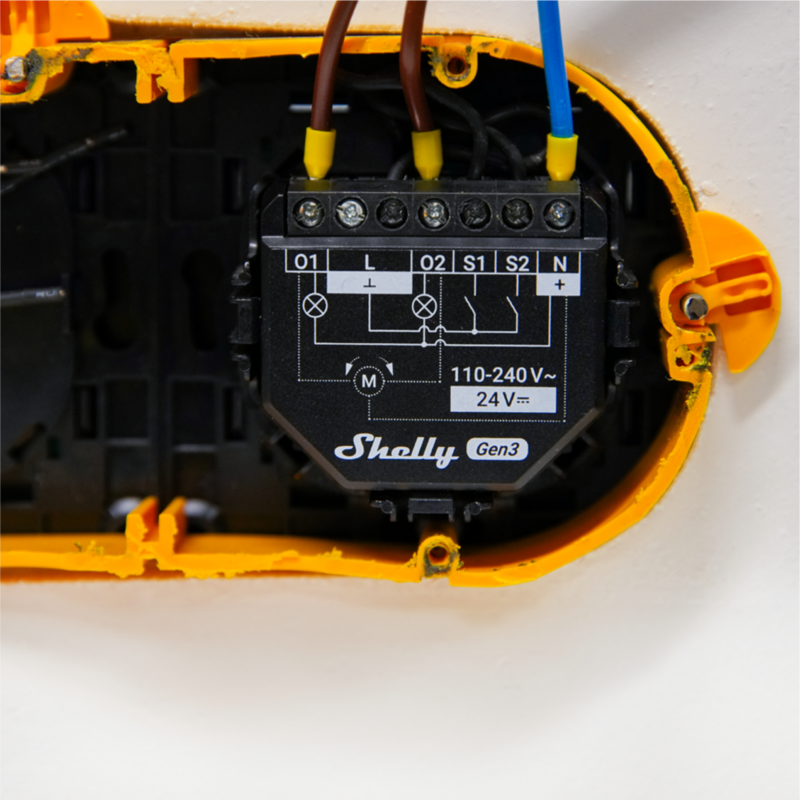 Shelly 2PM Gen3 | Διπλό Smart Wi-Fi / Bluetooth Ρελέ με Μέτρηση Κατανάλωσης & Roller/Shutter Control – EAN 3800235261903