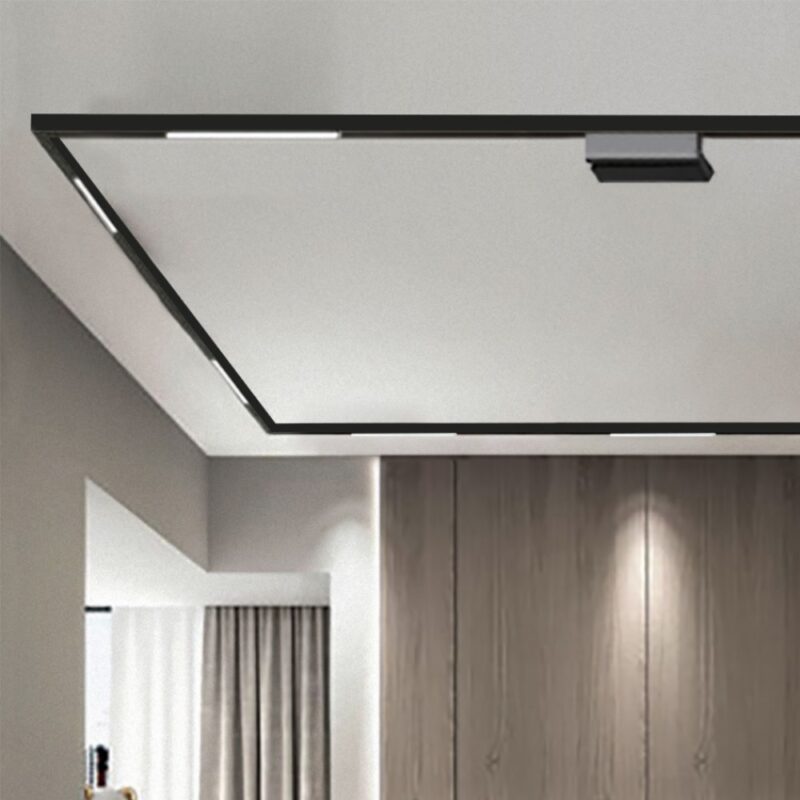 Inlight Φωτιστικό LED 40W 3CCT για μαγνητική ράγα σε μαύρη απόχρωση D:60X2,2X4,3cm (TM0040-Black)