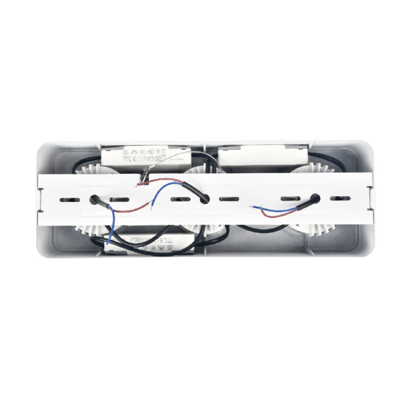 Inlight Downlight Mounted σποτ 3*8W 3CCT σε λευκή απόχρωση (X00280W)