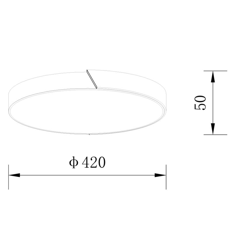 Sun Light ΟΡΟΦΗΣ ΦΩΤΙΣΤΙΚΟ LED-ΠΛΑΦΟΝΙΕΡΑ-ΚΩΔ. AGLIO-40-BK