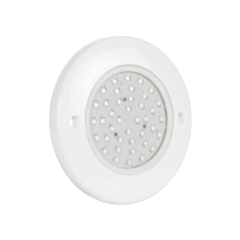 GLOBOSTAR® POOLARTY 61718 Υποβρύχιο Φωτιστικό για Σιντριβάνια/Πισίνες LED 8W 560lm 120° DC 12V Αδιάβροχο IP68 RGB Dimmable – Bridgelux SMD Chip – 1m VDE Rubber Καλώδιο – Μ13 x Π13 x Υ2cm – 3 Χρόνια Εγγύηση
