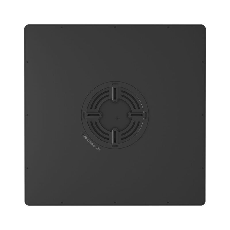 Πλαφονιέρα “Jade” slim 26W CCT Μαύρο 40×40 Braytron – BP07-10481