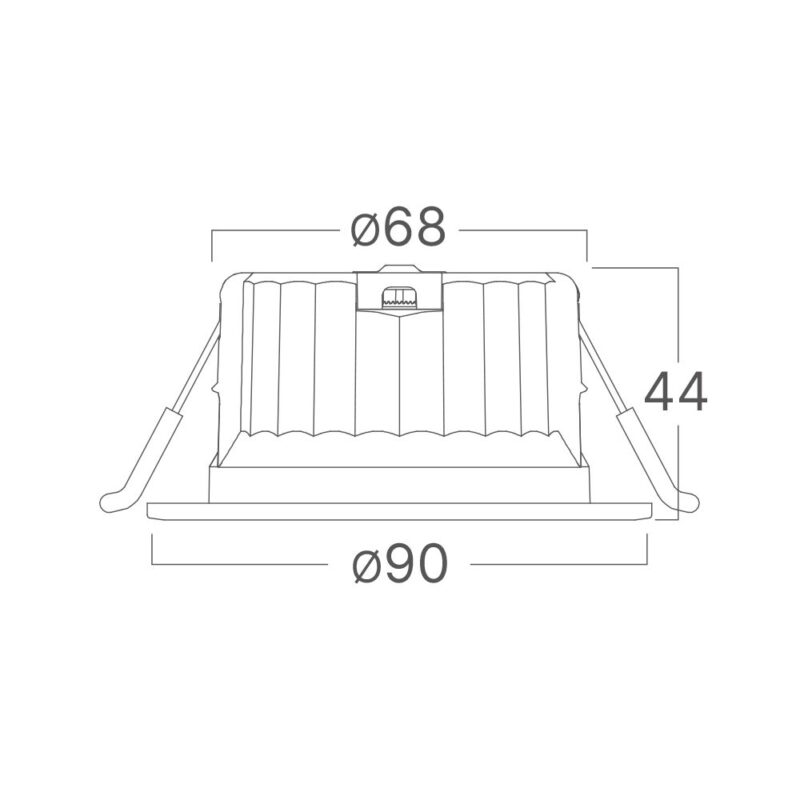 Σποτ Led 9w Στρογγυλό 3CCT IP54 Μαύρο Braytron – BD01-10181