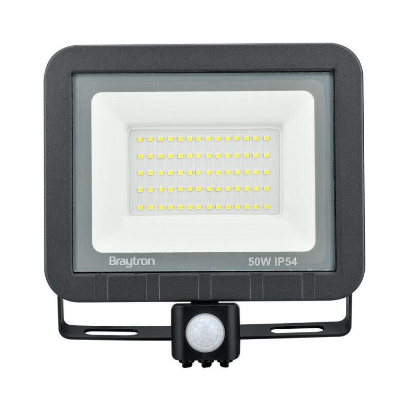 BRY-FLOOD-SC-50W-GRY-6500K-SNS-IP54-LED FLOODLIGHT Model: BT60-25032 Braytron – BT60-25032