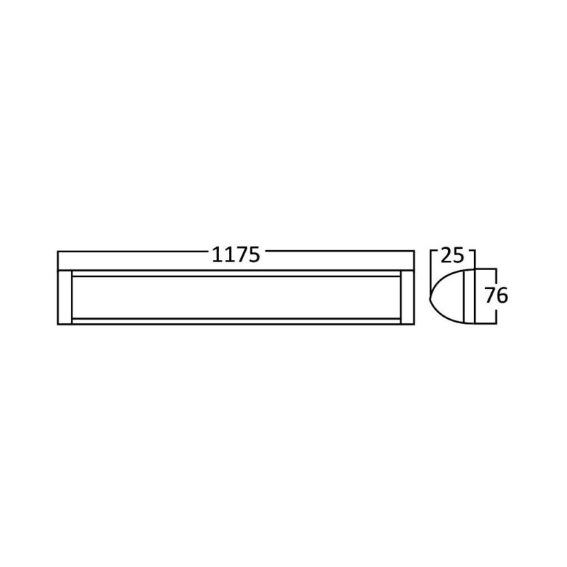 Φωτιστικό led CCT 35w 1.2mt 3600lm IP20 Braytron – BN18-01280