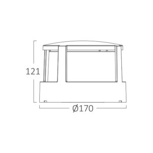 Φωτιστικό 15w IP65 1450lm CCT Braytron – BG38-01481