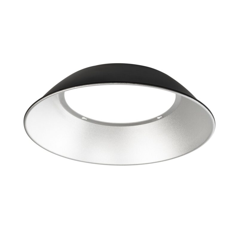 GloboStar® 61503 Κάτοπτρο Αλουμινίου Reflector Μετατροπής 50° για Επαγγελματική Καμπάνα UFO High Bay – Μ31.5 x Π31.5 x Υ7cm