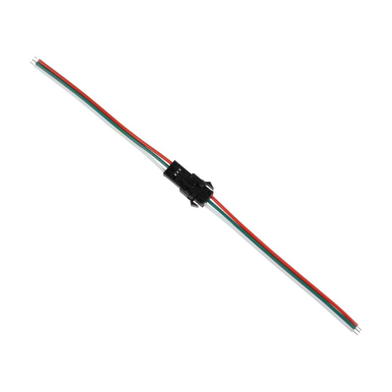 GLOBOSTAR® STRIPCON 70628 Ταχυσύνδεσμος για Ψηφιακή Ταινία LED 3 Pin IP20 – Πολύχρωμο – Μ10 x Π0.9 x Υ1cm
