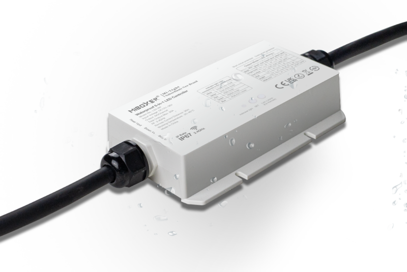 MiBoxer RF Controller/Dimmer για Ταινίες LED 12V/24V/48V 240W/480W/960W Μονόχρωμες/CCT/RGB/RGBW/RGB+CCT Αδιάβροχο IP67  LS2-WP