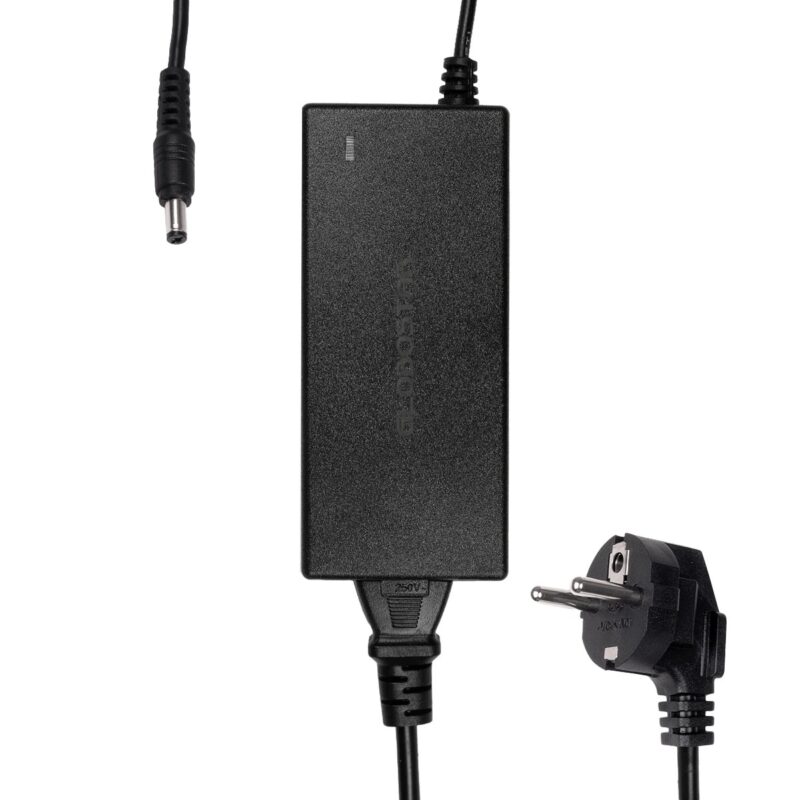 GLOBOSTAR® VOLTIX GLB-107-0003 Τροφοδοτικό/Μετασχηματιστής Class II SELV 60W 5A AC 220-240V σε DC 12V IP20 – Μαύρο Ματ – Μ11.5 x Π5 x Υ3.2cm – 3 Χρόνια Εγγύηση