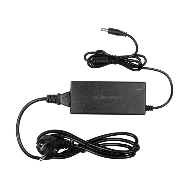 GLOBOSTAR® VOLTIX GLB-107-0003 Τροφοδοτικό/Μετασχηματιστής Class II SELV 60W 5A AC 220-240V σε DC 12V IP20 – Μαύρο Ματ – Μ11.5 x Π5 x Υ3.2cm – 3 Χρόνια Εγγύηση