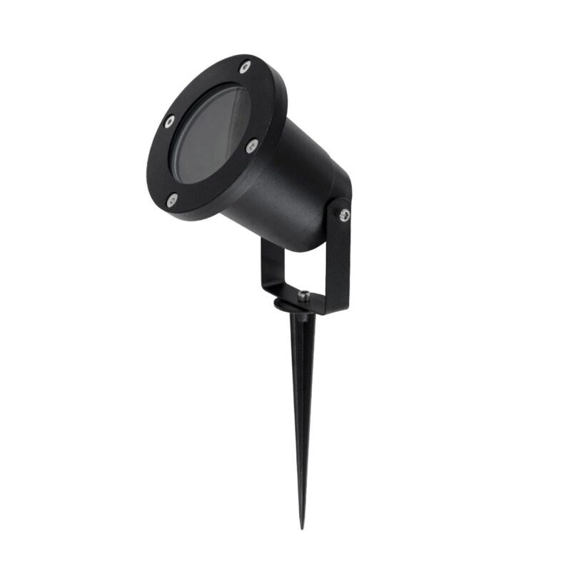 kelvo® GARDELINI KLV-101-0001 Φωτιστικό Σποτ Κήπου για Φυτά & Δέντρα με Καρφωτή Βάση για Λάμπα MR16 με Ντουί GU10 AC 220-240V Αδιάβροχο IP65 – Μαύρο Ματ – Μ10 x Π10 x Υ30cm