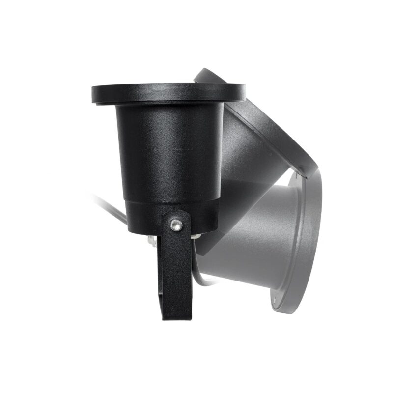 kelvo® GARDELINI KLV-101-0001-V2 Φωτιστικό Σποτ Τοίχου με Βάση για Λάμπα MR16 με Ντουί GU10 AC 220-240V Αδιάβροχο IP65 – Μαύρο Ματ – Μ10 x Π10 x Υ30cm
