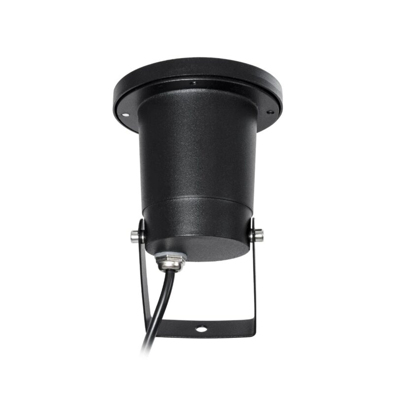 kelvo® GARDELINI KLV-101-0001-V2 Φωτιστικό Σποτ Τοίχου με Βάση για Λάμπα MR16 με Ντουί GU10 AC 220-240V Αδιάβροχο IP65 – Μαύρο Ματ – Μ10 x Π10 x Υ30cm