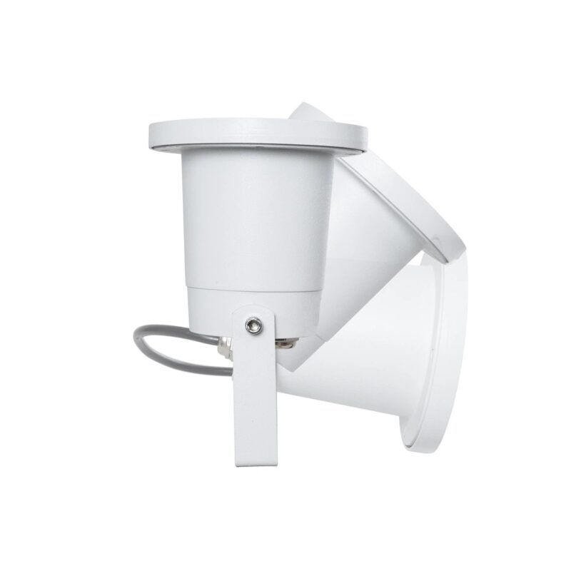 kelvo® GARDELINI KLV-101-0003-V2 Φωτιστικό Σποτ Τοίχου με Βάση για Λάμπα MR16 με Ντουί GU10 AC 220-240V Αδιάβροχο IP65 –  Λευκό Ματ – Μ10 x Π10 x Υ30cm