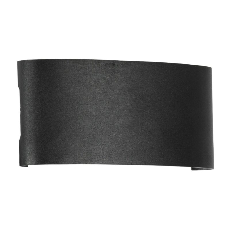 kelvo® SIXOAD KLV-101-0006 Φωτιστικό Τοίχου / Απλίκα LED 18W 1800lm 30° AC 220-240V Αδιάβροχο IP65 Θερμό Λευκό 2700K – CREE XPE Chip & TÜV SÜD Driver – Μαύρο Ματ – Μ17 x Π4 x Υ8cm – 5 Χρόνια Εγγύηση
