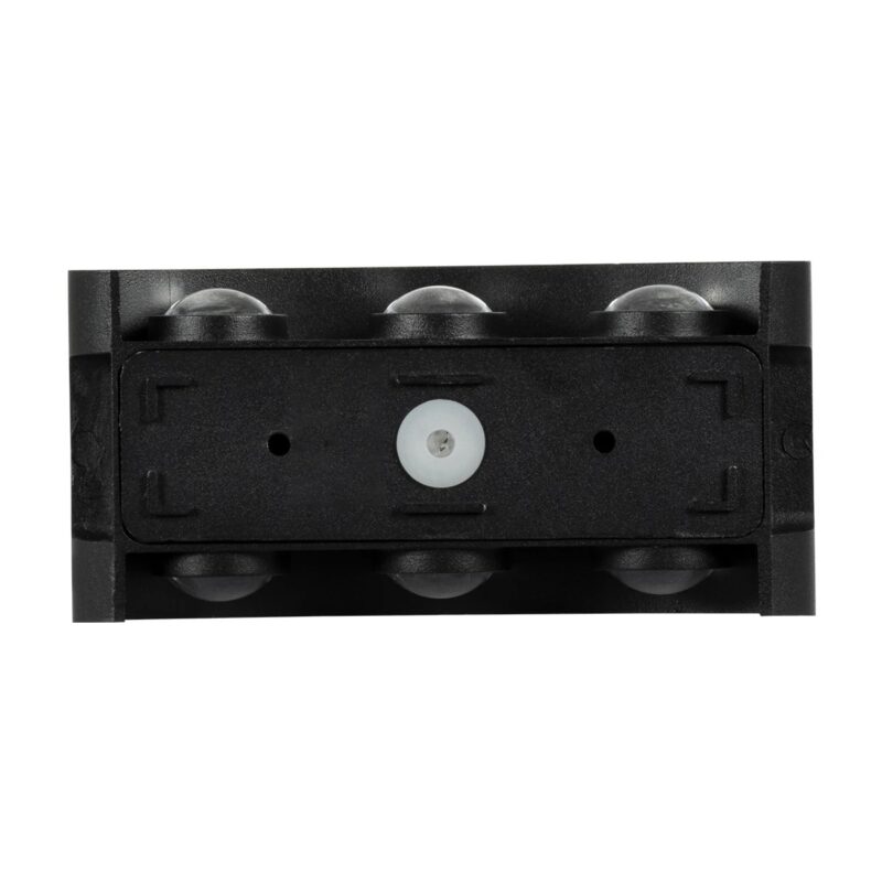 kelvo® SIXOAD KLV-101-0006 Φωτιστικό Τοίχου / Απλίκα LED 18W 1800lm 30° AC 220-240V Αδιάβροχο IP65 Θερμό Λευκό 2700K – CREE XPE Chip & TÜV SÜD Driver – Μαύρο Ματ – Μ17 x Π4 x Υ8cm – 5 Χρόνια Εγγύηση