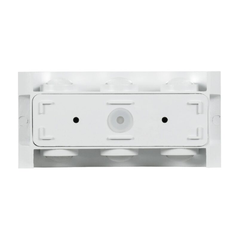 kelvo® SIXOAD KLV-101-0008 Φωτιστικό Τοίχου / Απλίκα LED 18W 1800lm 30° AC 220-240V Αδιάβροχο IP65 Θερμό Λευκό 2700K – CREE XPE Chip & TÜV SÜD Driver – Λευκό Ματ – Μ17 x Π4 x Υ8cm – 5 Χρόνια Εγγύηση