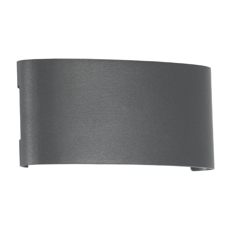 kelvo® SIXOAD KLV-101-0010 Φωτιστικό Τοίχου / Απλίκα LED 18W 1980lm 30° AC 220-240V Αδιάβροχο IP65 Φυσικό Λευκό 4500K – CREE XPE Chip & TÜV SÜD Driver – Γκρι Ανθρακί Ματ – Μ17 x Π4 x Υ8cm – 5 Χρόνια Εγγύηση