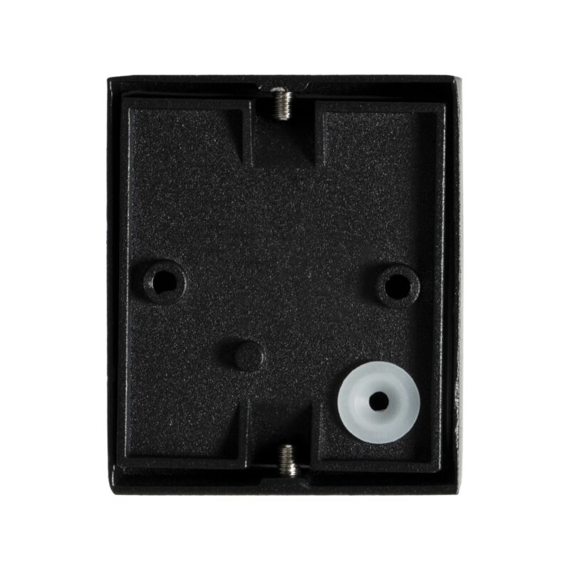 kelvo® MURANO KLV-101-0012 Φωτιστικό Τοίχου / Απλίκα για Λάμπα MR16 με Ντουί GU10 AC 220-240V Αδιάβροχο IP65 – Μαύρο Ματ – Μ8 x Π8 x Υ7cm