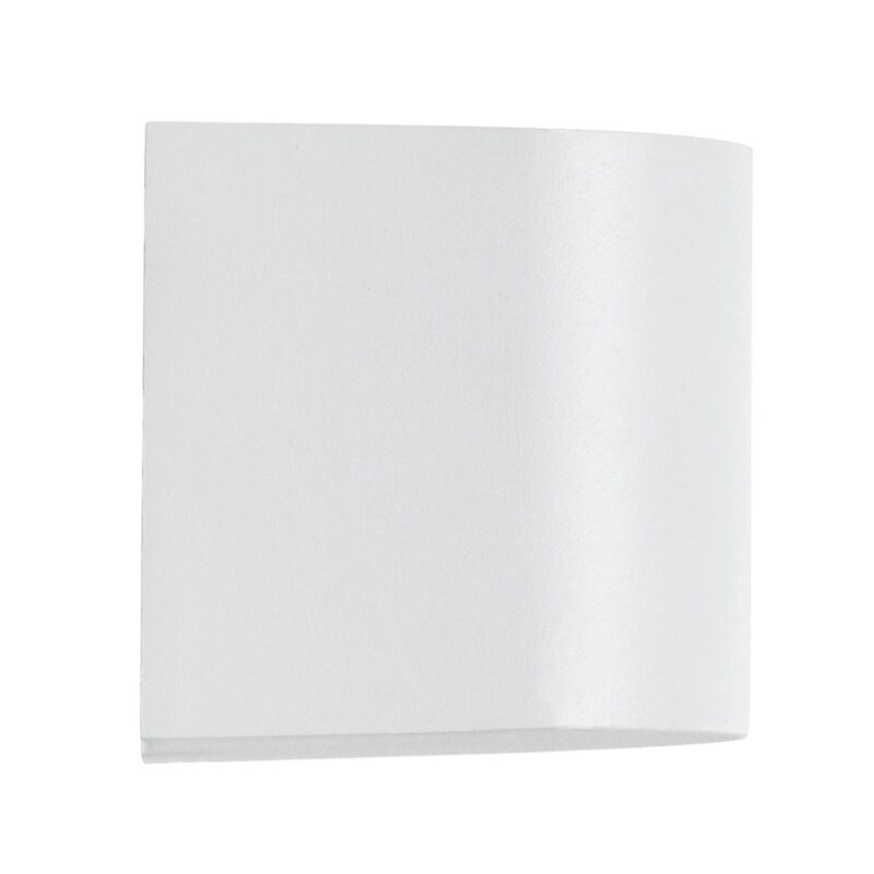 kelvo® MURANO KLV-101-0014 Φωτιστικό Τοίχου / Απλίκα για Λάμπα MR16 με Ντουί GU10 AC 220-240V Αδιάβροχο IP65 – Λευκό Ματ – Μ8 x Π8 x Υ7cm
