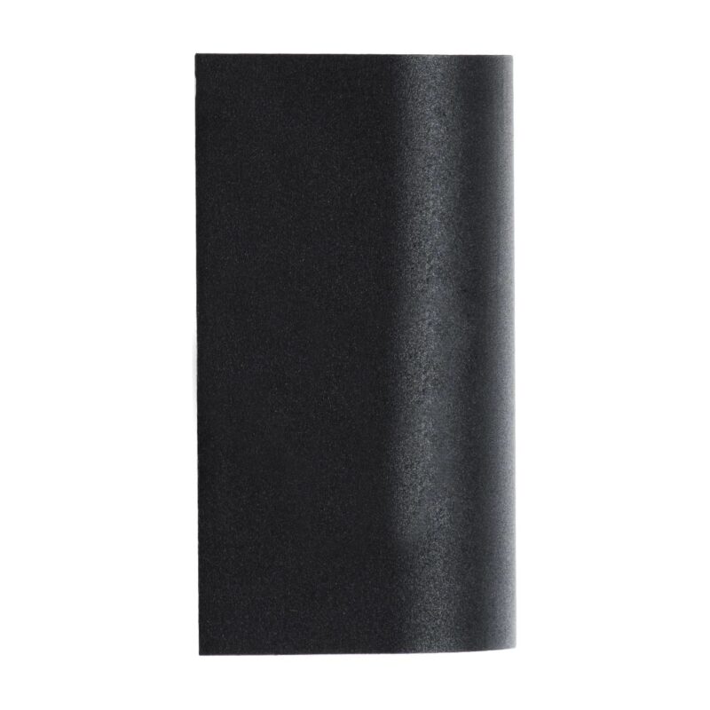 kelvo® MURANO KLV-101-0015 Φωτιστικό Τοίχου / Απλίκα για 2 Λάμπες MR16 με Ντουί GU10 AC 220-240V Αδιάβροχο IP65 – Μαύρο Ματ – Μ8 x Π8 x Υ15cm