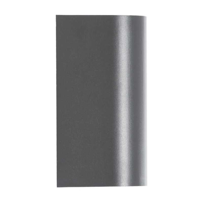 kelvo® MURANO KLV-101-0016 Φωτιστικό Τοίχου / Απλίκα για 2 Λάμπες MR16 με Ντουί GU10 AC 220-240V Αδιάβροχο IP65 – Γκρι Ανθρακί Ματ – Μ8 x Π8 x Υ15cm
