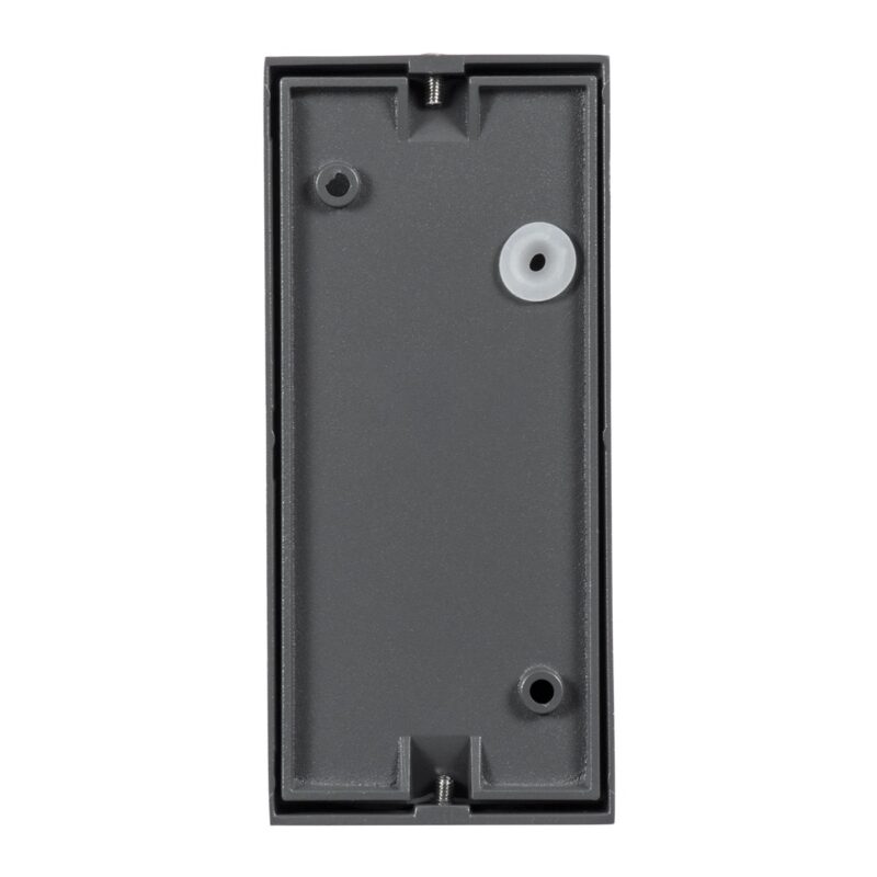 kelvo® MURANO KLV-101-0016 Φωτιστικό Τοίχου / Απλίκα για 2 Λάμπες MR16 με Ντουί GU10 AC 220-240V Αδιάβροχο IP65 – Γκρι Ανθρακί Ματ – Μ8 x Π8 x Υ15cm
