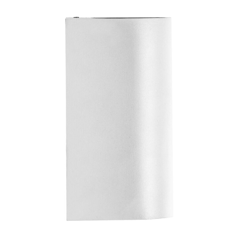 kelvo® MURANO KLV-101-0017 Φωτιστικό Τοίχου / Απλίκα για 2 Λάμπες MR16 με Ντουί GU10 AC 220-240V Αδιάβροχο IP65 – Λευκό Ματ – Μ8 x Π8 x Υ15cm