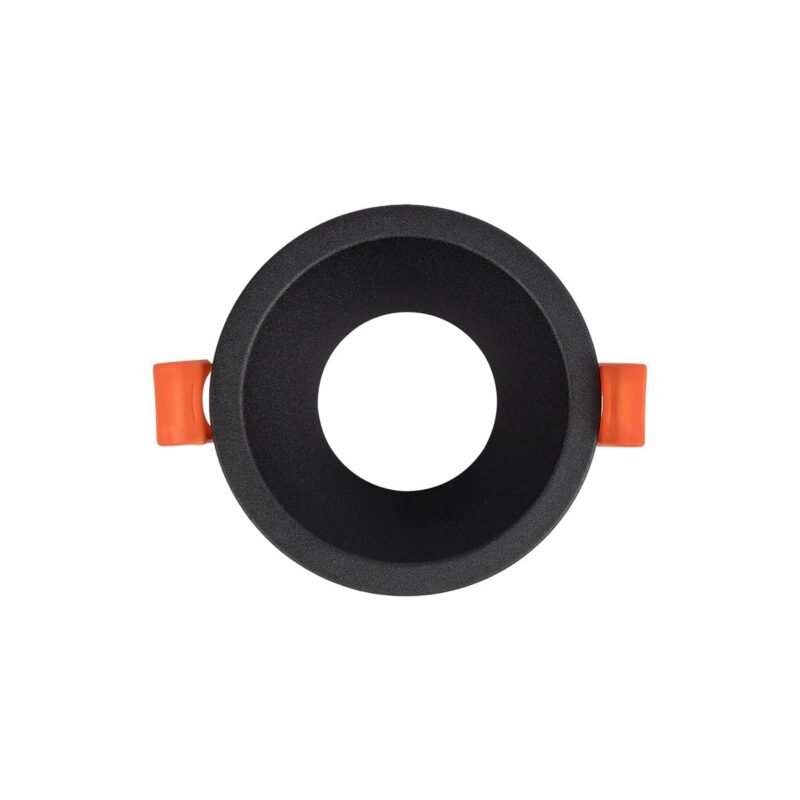 kelvo® DELTA KLV-101-0032 Χωνευτό Φωτιστικό Downlight Σποτ για Λάμπα MR16 με Ντουί GU10 AC 220-240V IP20 – Μαύρο Ματ – Μ8.5 x Π8.5 x Υ3.5cm / Q7.5cm