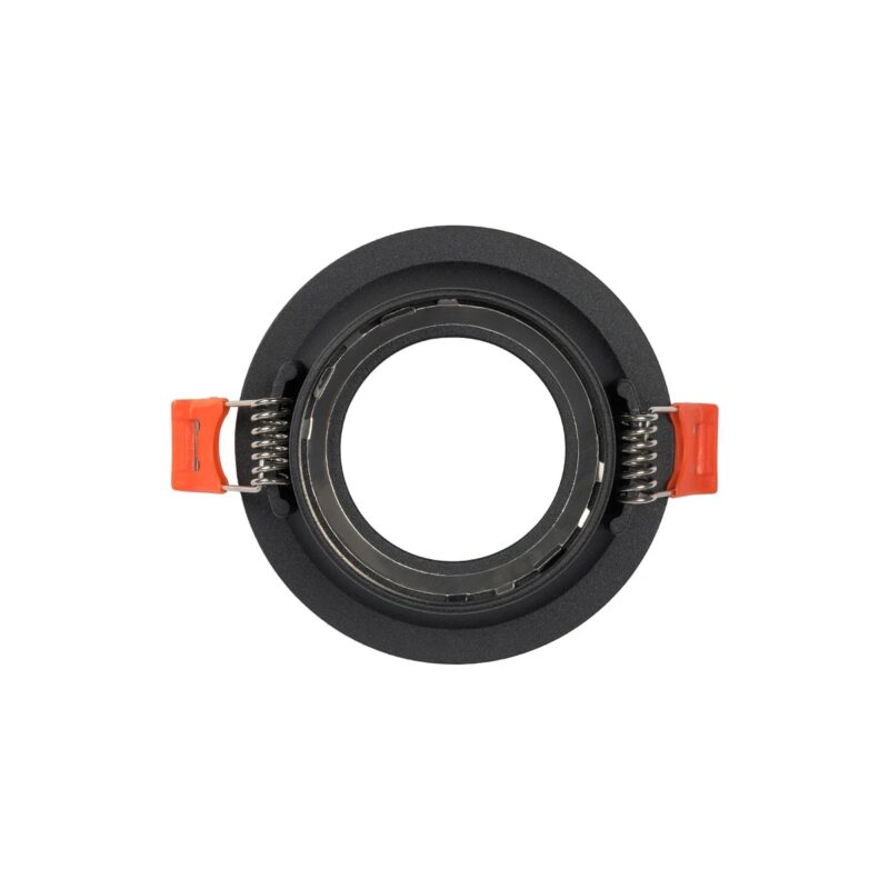 kelvo® DELTA KLV-101-0032 Χωνευτό Φωτιστικό Downlight Σποτ για Λάμπα MR16 με Ντουί GU10 AC 220-240V IP20 – Μαύρο Ματ – Μ8.5 x Π8.5 x Υ3.5cm / Q7.5cm