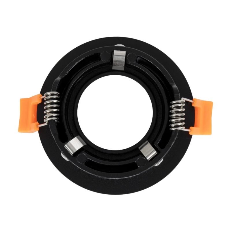kelvo® OMICRON KLV-101-0034 Χωνευτό Φωτιστικό Downlight Σποτ για Λάμπα MR16 με Ντουί GU10 AC 220-240V IP20 – Μαύρο Ματ – Μ8.5 x Π8.5 x Υ3cm / Q7.5cm
