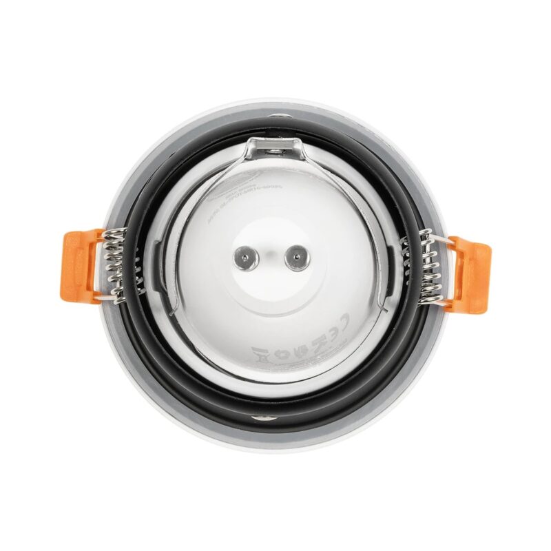 kelvo® SIGMA KLV-101-0042 Χωνευτό Φωτιστικό Downlight Σποτ Μπάνιου για Λάμπα MR16 με Ντουί GU10 AC 220-240V Αδιάβροχο IP65 – Λευκό Ματ – Μ8.5 x Π8.5 x Υ4.4cm / Q7.5cm