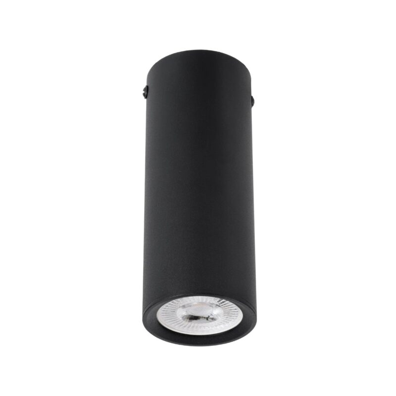 kelvo® DUCT KLV-101-0050 Φωτιστικό Downlight Σποτ για Λάμπα MR16 με Ντουί GU10 AC 220-240V IP20 – Μαύρο Ματ – Μ6 x Π6 x Υ15cm