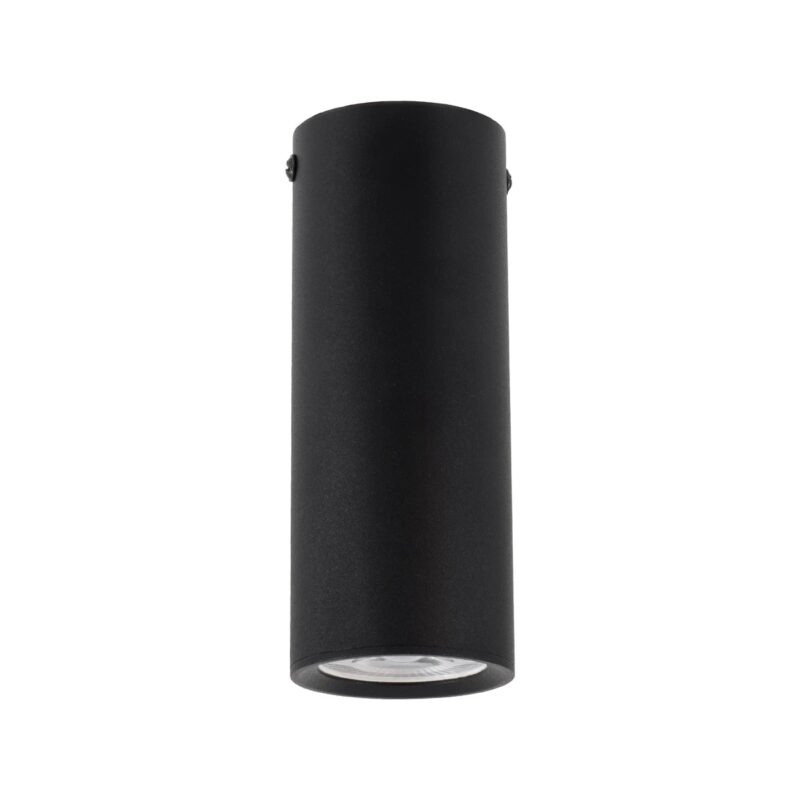 kelvo® DUCT KLV-101-0050 Φωτιστικό Downlight Σποτ για Λάμπα MR16 με Ντουί GU10 AC 220-240V IP20 – Μαύρο Ματ – Μ6 x Π6 x Υ15cm