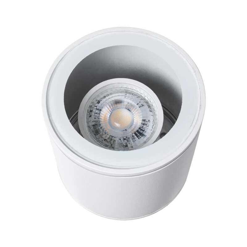 kelvo® MARETTI KLV-101-0056 Φωτιστικό Downlight Σποτ για Λάμπα MR16 με Ντουί GU10 AC 220-240V Αδιάβροχο IP65 – Λευκό Ματ – Μ9 x Π9 x Υ9cm