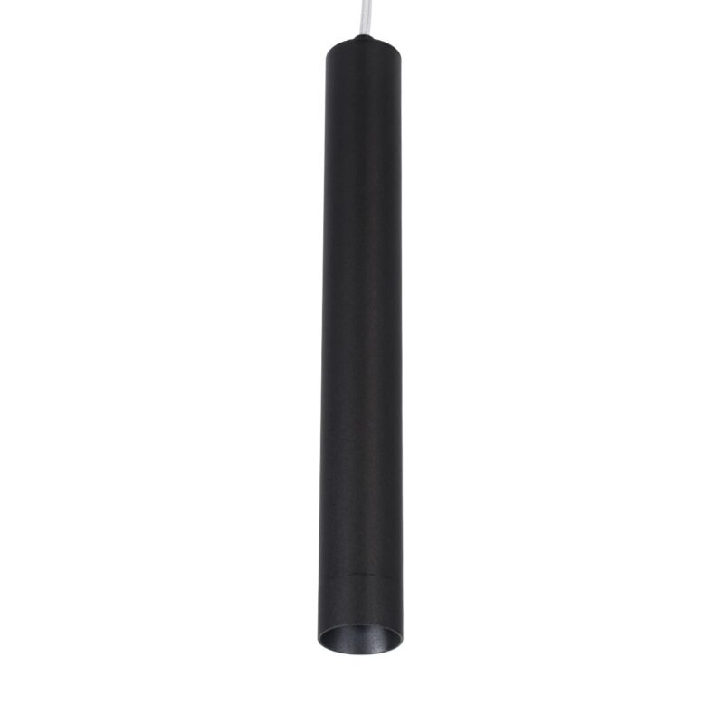 kelvo® CANAL KLV-101-0070 Κρεμαστό Φωτιστικό Οροφής LED 7W 700lm 36° AC 220-240V IP20 Θερμό Λευκό 2700K – Bridgelux COB Chip & TÜV SÜD Driver – Μαύρο Ματ – Μ4 x Π4 x Υ30cm – 5 Χρόνια Εγγύηση