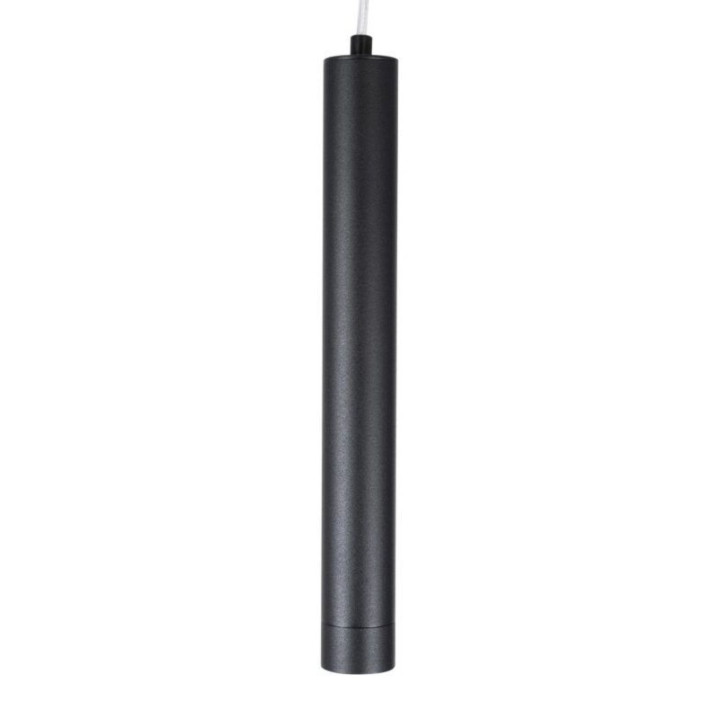 kelvo® CANAL KLV-101-0070 Κρεμαστό Φωτιστικό Οροφής LED 7W 700lm 36° AC 220-240V IP20 Θερμό Λευκό 2700K – Bridgelux COB Chip & TÜV SÜD Driver – Μαύρο Ματ – Μ4 x Π4 x Υ30cm – 5 Χρόνια Εγγύηση