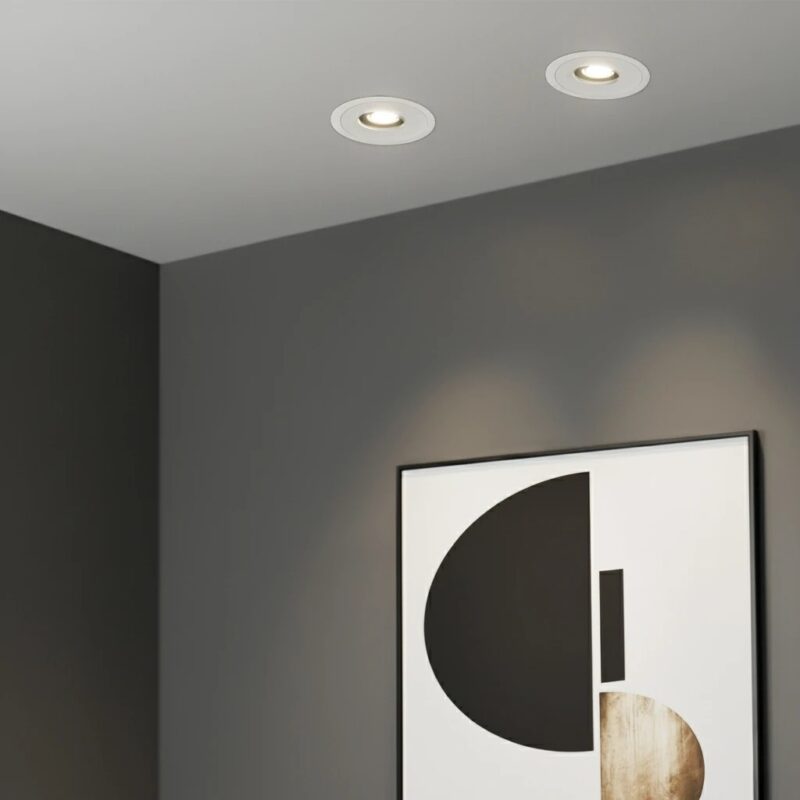 kelvo® ASYMMETRICAL KLV-101-0133 Χωνευτό Φωτιστικό Downlight Σποτ LED 7W 875lm 15°x30° AC 220-240V IP20 Φυσικό Λευκό 4500K – Bridgelux COB Chip & TÜV SÜD Driver – Λευκό Ματ – Μ8.3 x Π8.3 x Υ8.2cm / Q7.3cm – 5 Χρόνια Εγγύηση