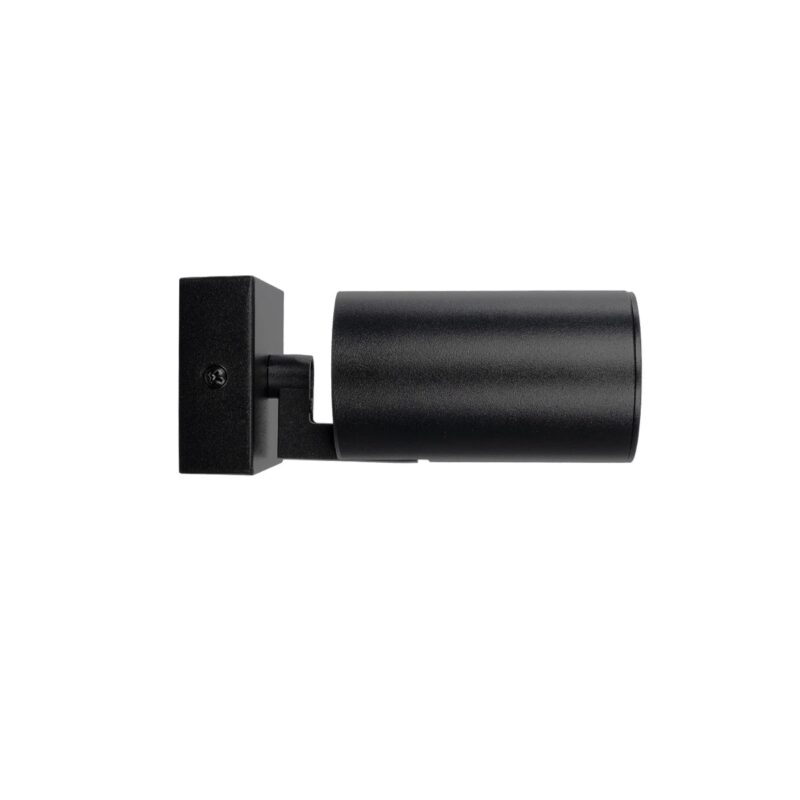 kelvo® SPOTA KLV-101-0134-V2 Κινούμενο Φωτιστικό Σποτ Τοίχου για Λάμπα MR16 με Ντουί GU10 AC 220-240V IP20 – Μαύρο Ματ – Μ7 x Π6 x Υ14cm