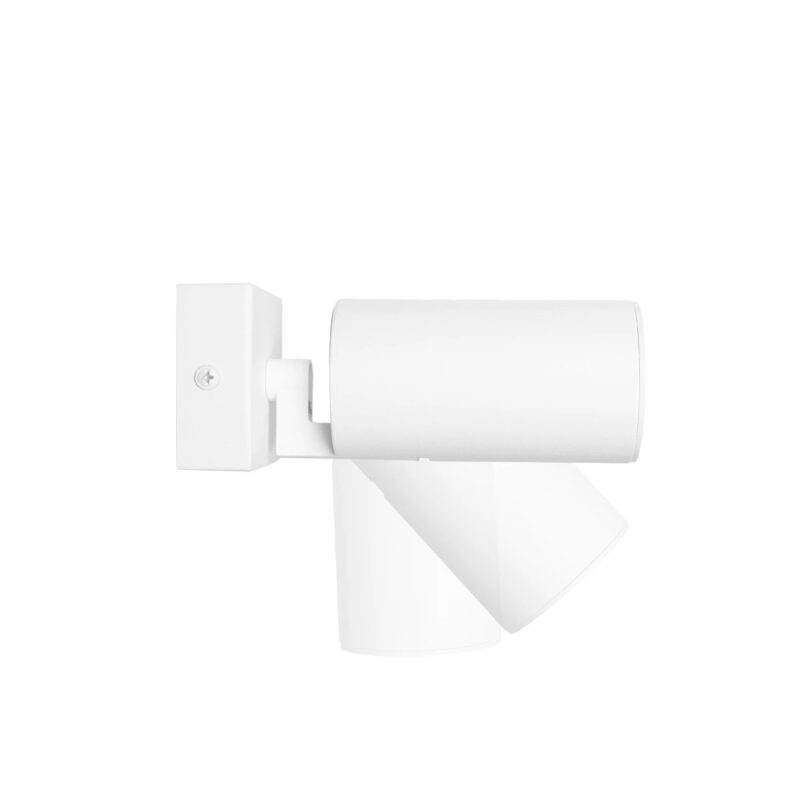 kelvo® SPOTA KLV-101-0135-V2 Κινούμενο Φωτιστικό Σποτ Τοίχου για Λάμπα MR16 με Ντουί GU10 AC 220-240V IP20 – Λευκό Ματ – Μ7 x Π6 x Υ14cm